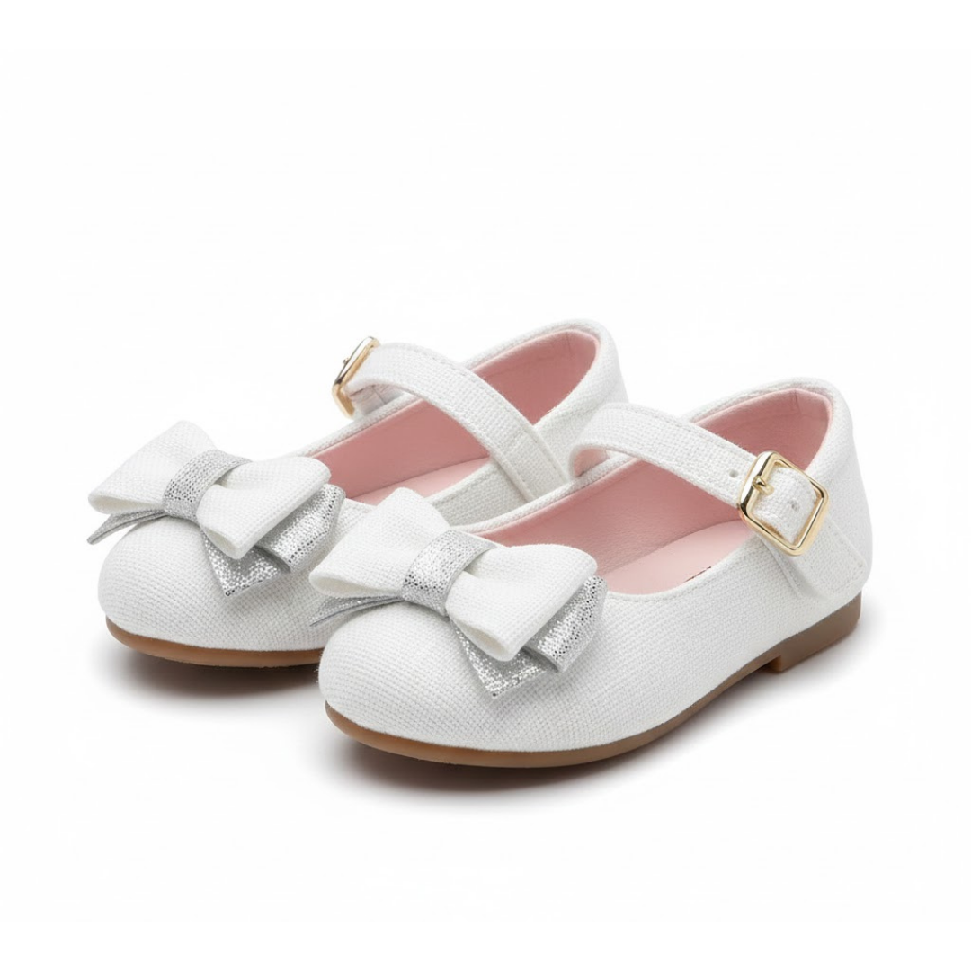 Balitas Blancas Escarchado Moño