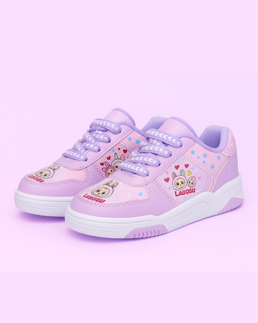 Zapatillas Labubu Lila – Diseño Infantil