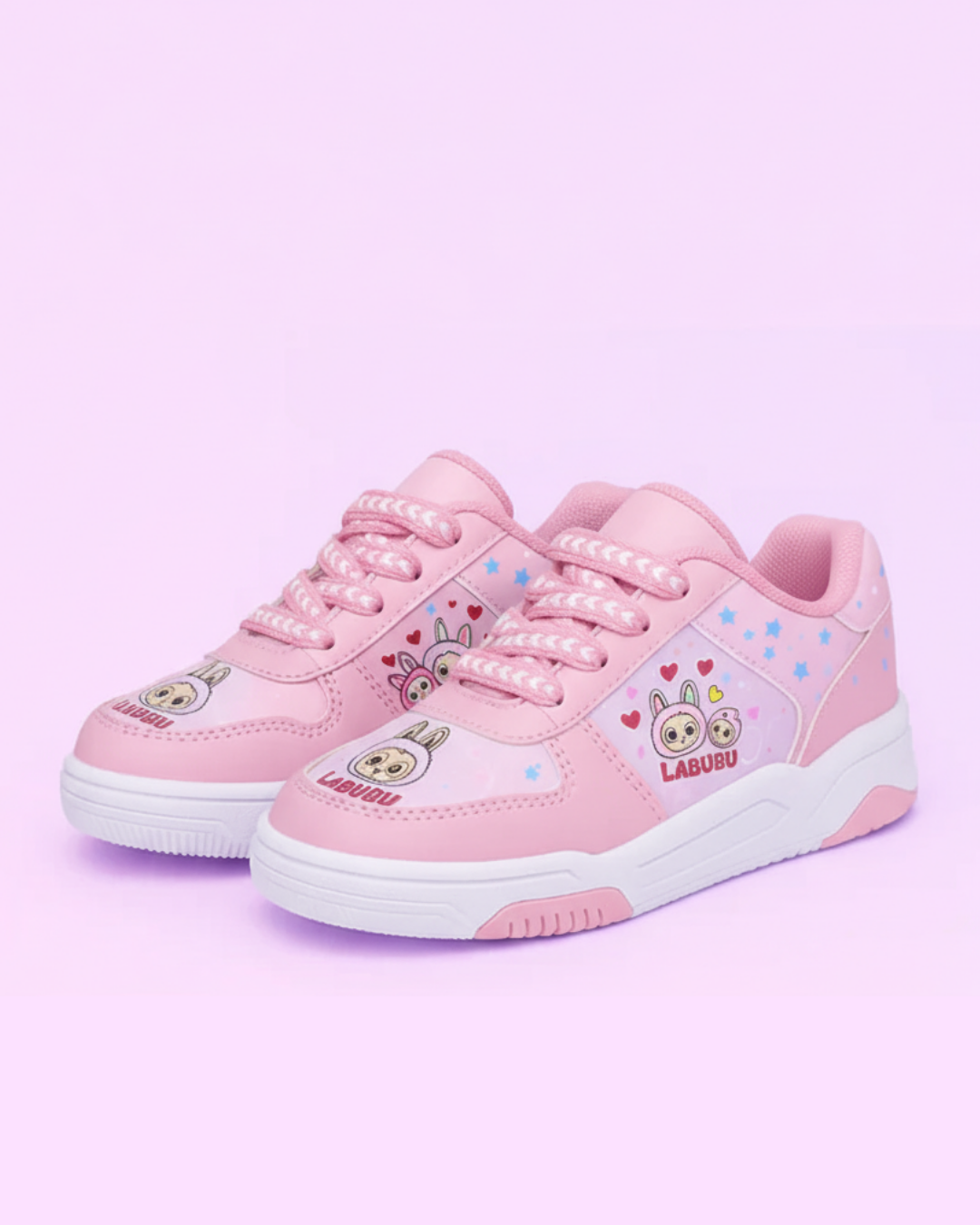 Zapatillas Labubu Rosadas – Diseño infantil