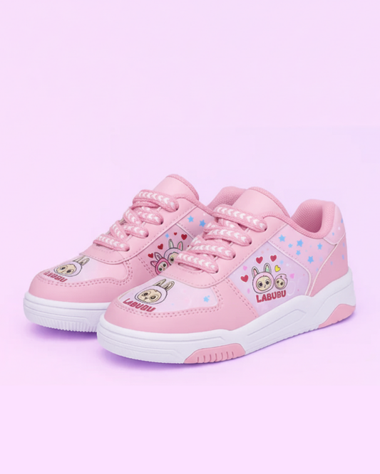 Zapatillas Labubu Rosadas – Diseño infantil
