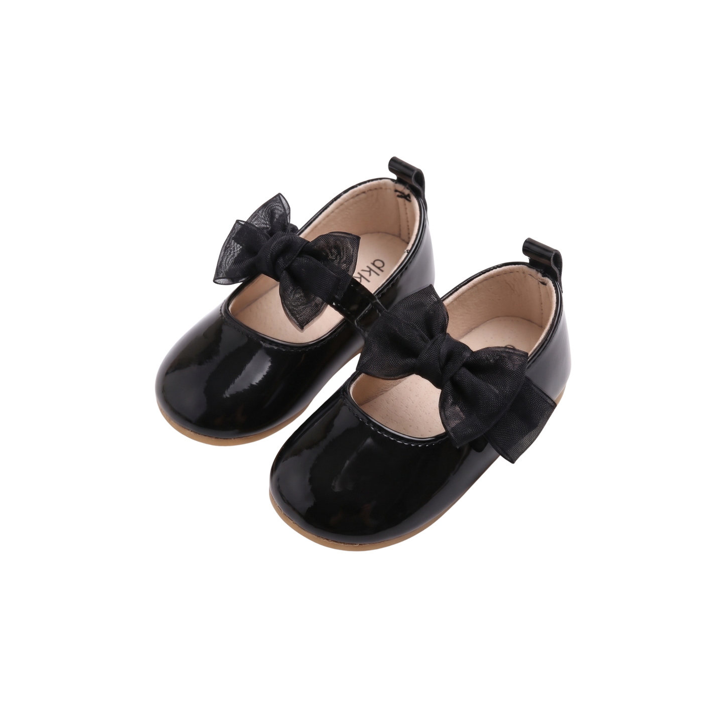 Zapatitos Primeros Pasos Niña – Españoles Negro Charol
