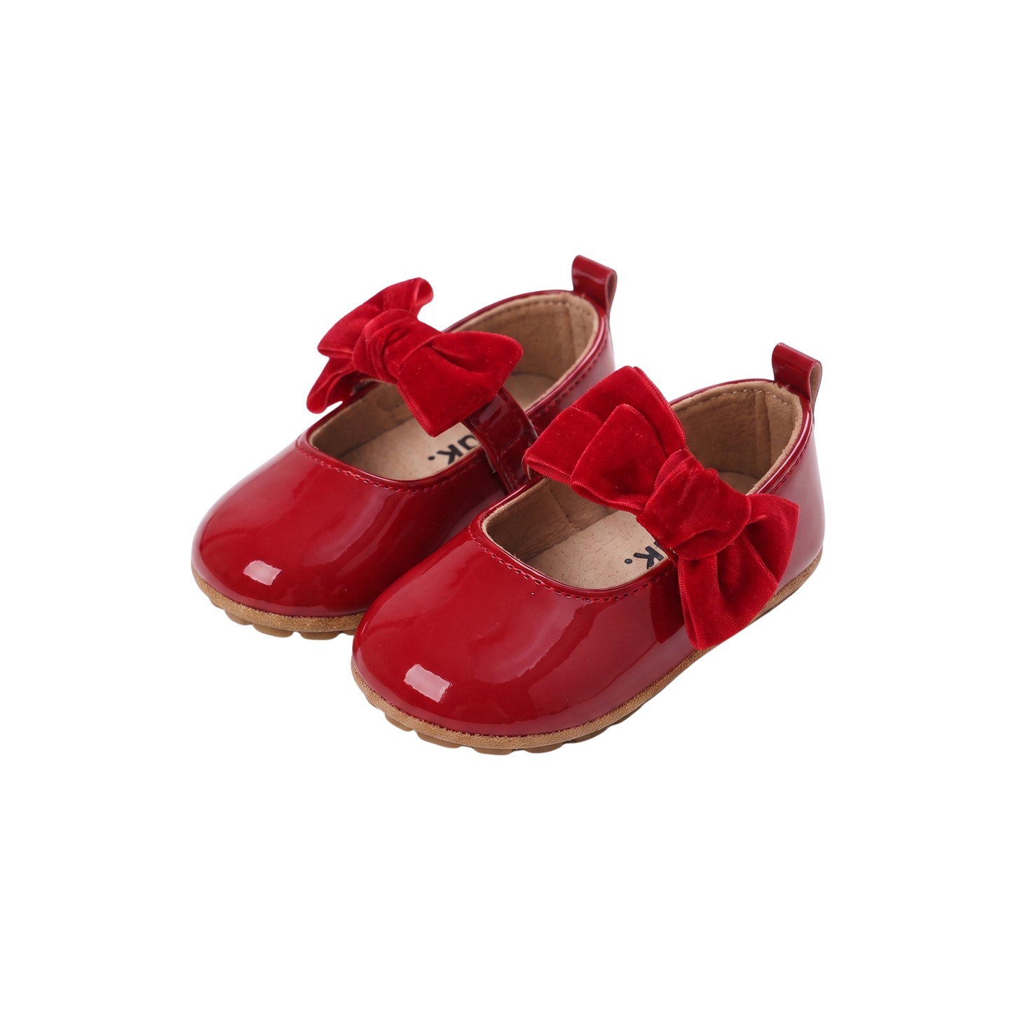 Zapatitos Primeros Pasos Niña – Españoles Rojo Charol