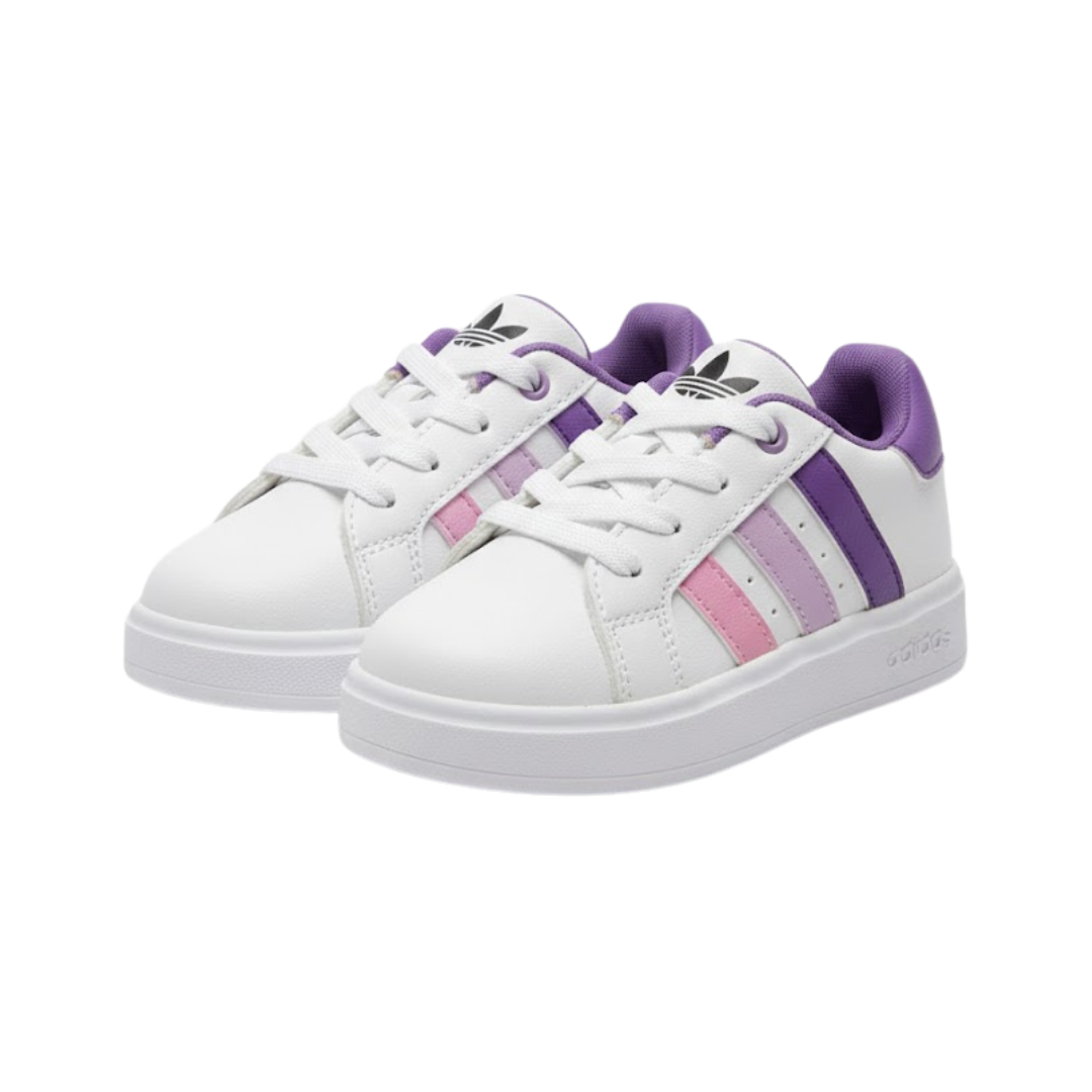 Zapatillas Blanca/Lila Kids