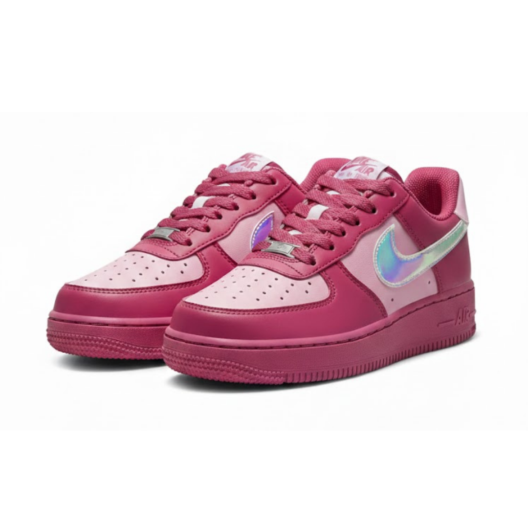 Zapatillas Nike Air Force 1 Fucsia Metalizadas