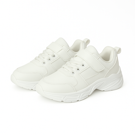 Zapatilla Blanca Escolar Dualfit - Unisex