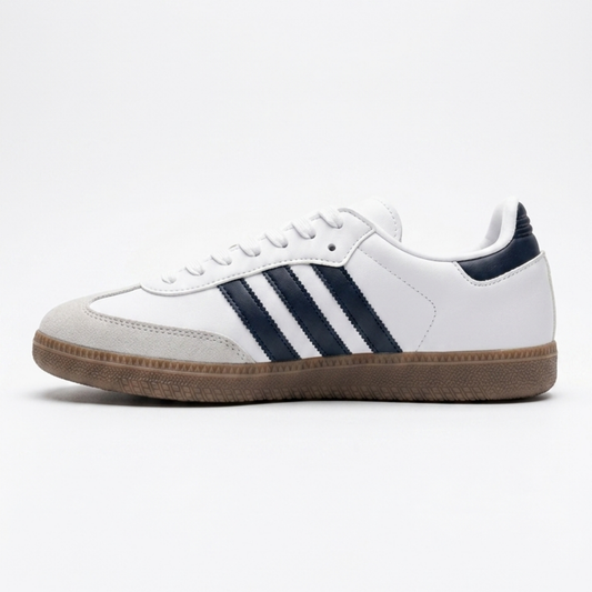 Zapatillas Adidas Samba Style - White/Navy Gum (Mod. 107)