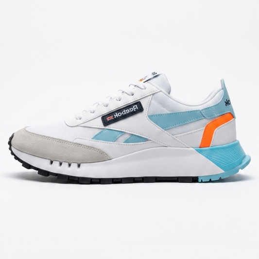 Zapatillas Sport Retro - White/Blue/Orange (Mod. 114)