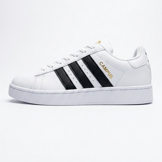 Zapatillas Adidas Grand Court - White/Black Stripes (Mod. 121)