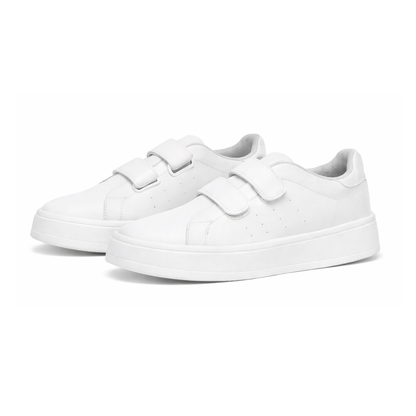 Zapatilla Blanca Doble Velcro Classic