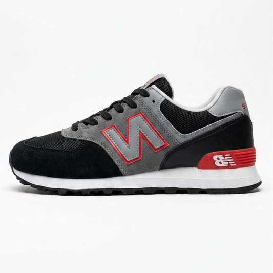 Zapatillas New Balance Casual - Black/Grey/Red (Mod. 130)