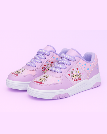 Zapatillas Labubu Lila – Diseño Infantil