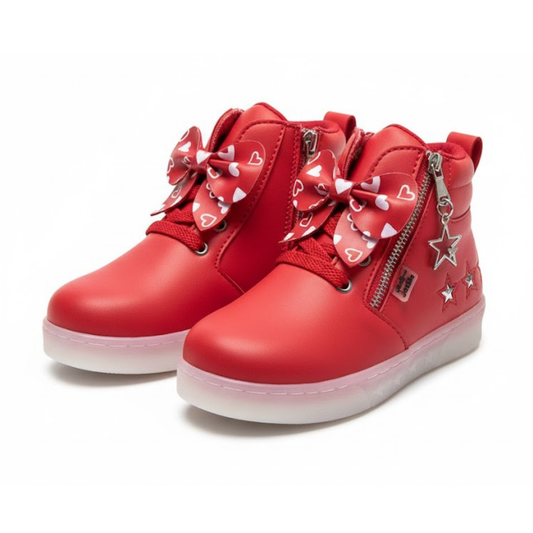 Botín Niño Rojo Moño