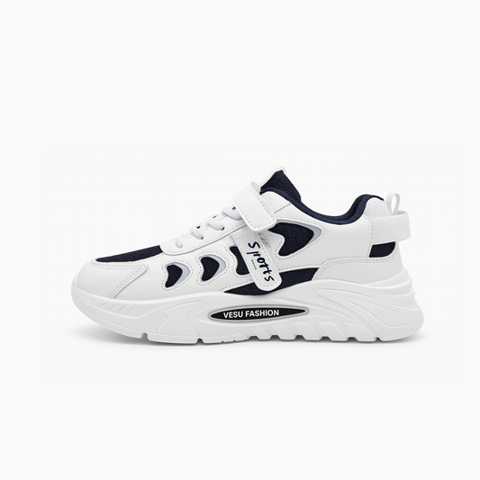 Zapatillas urbana blancas con negro dama