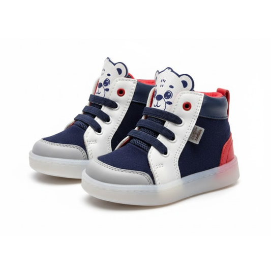 Botín Azul Print Osito