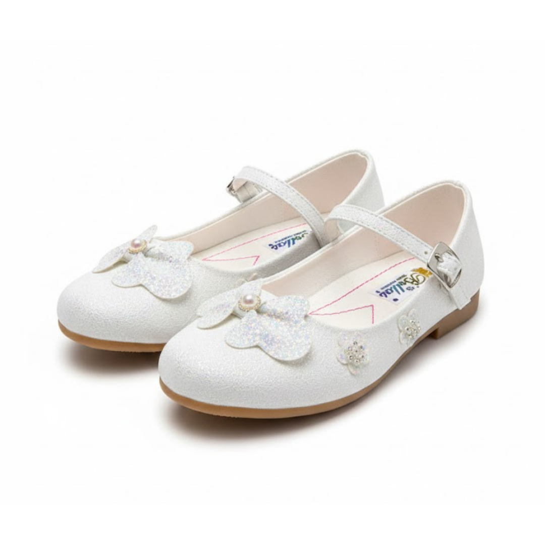 Ballerinas Blancas Moño Perla
