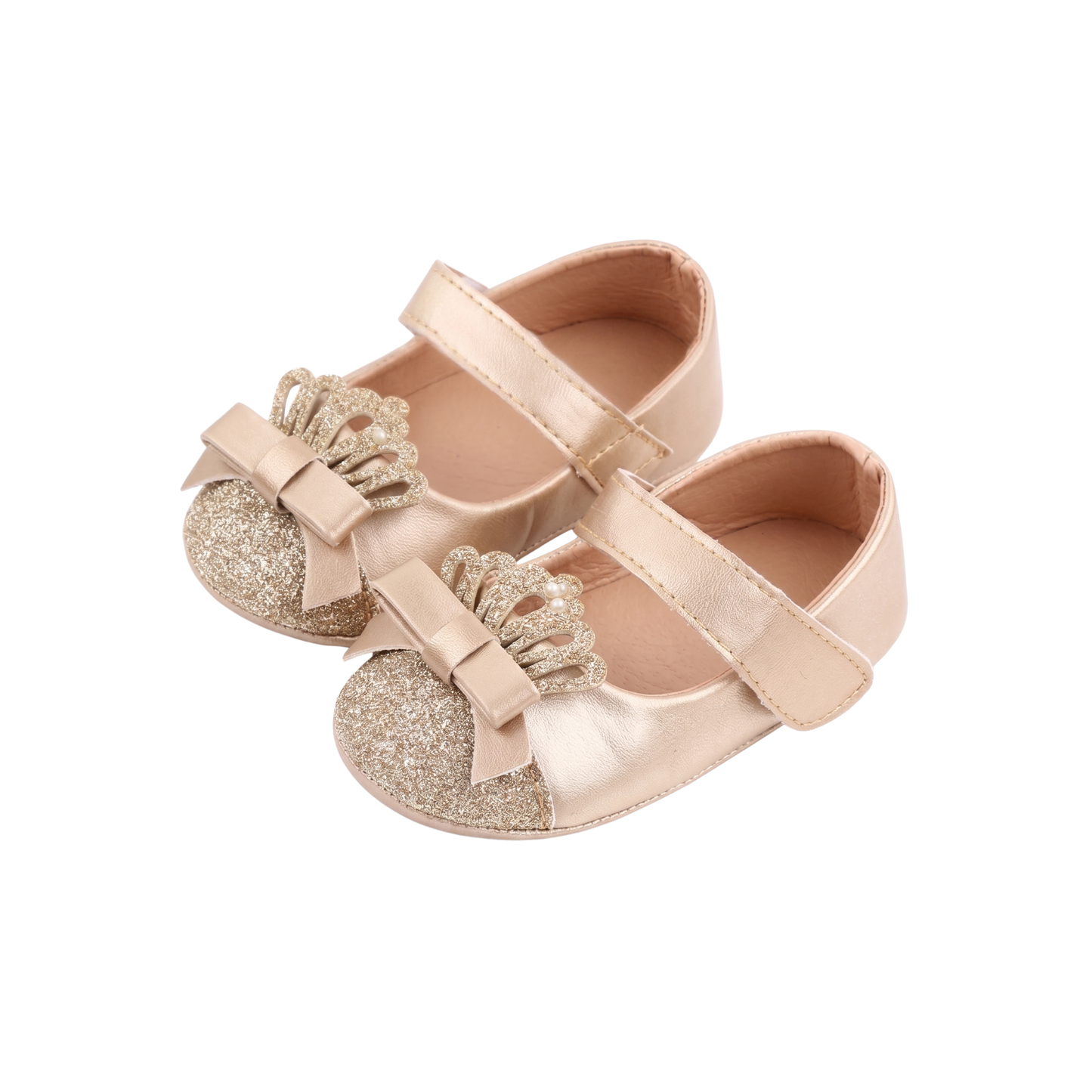Zapatitos Primeros Pasos Niña – Españoles Dorado Princess