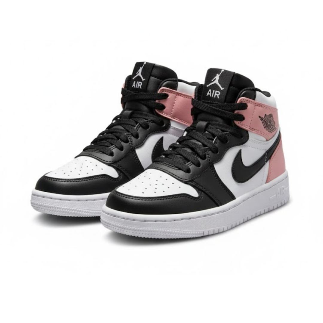 Zapatillas Air Jordan Negro y Rosa