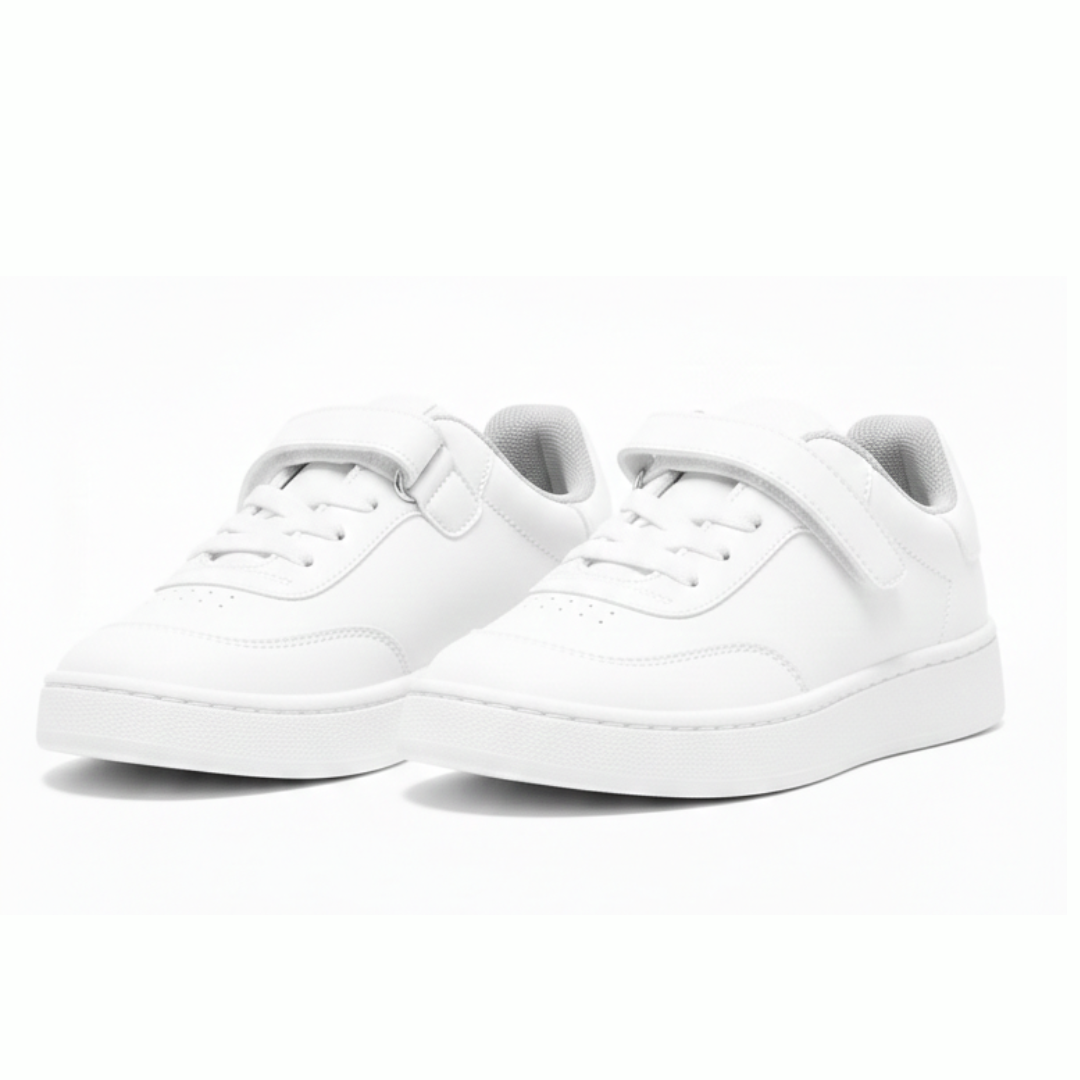 Zapatilla Blanca Pasador Velcro