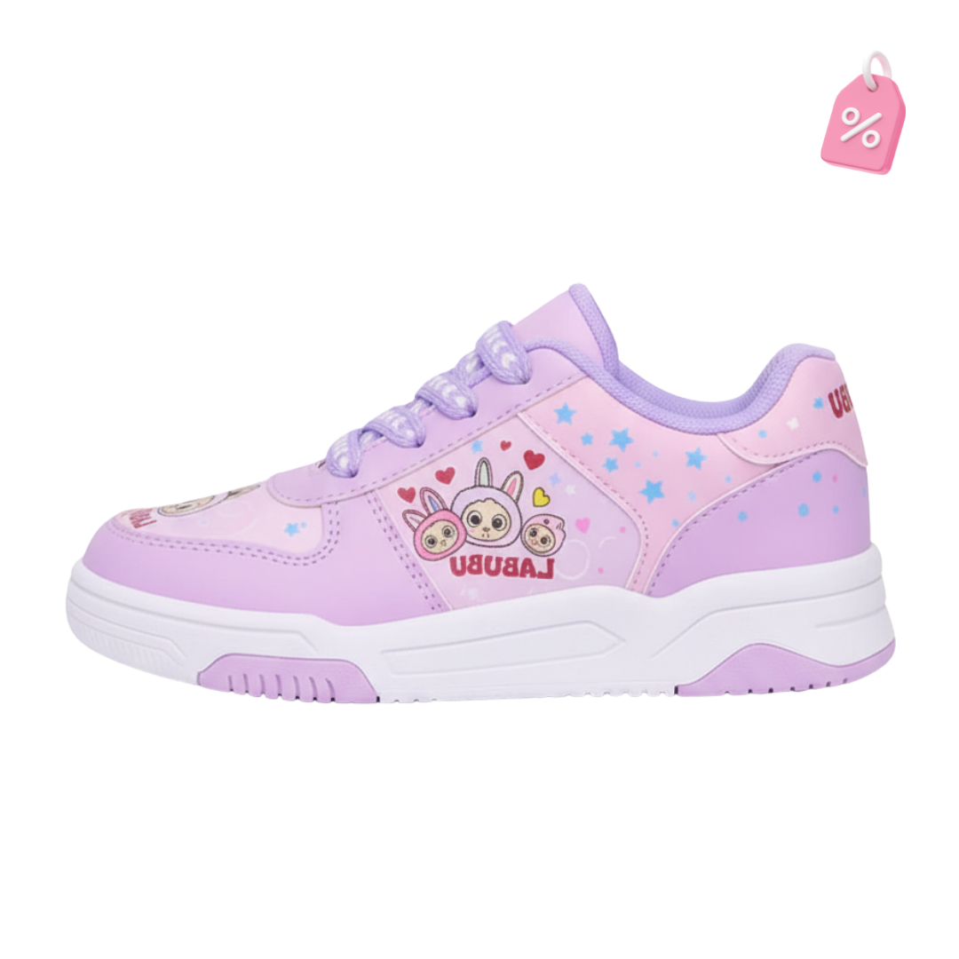 Zapatillas Labubu Lila – Diseño Infantil