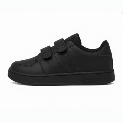 Zapatilla Negra Doble Velcro
