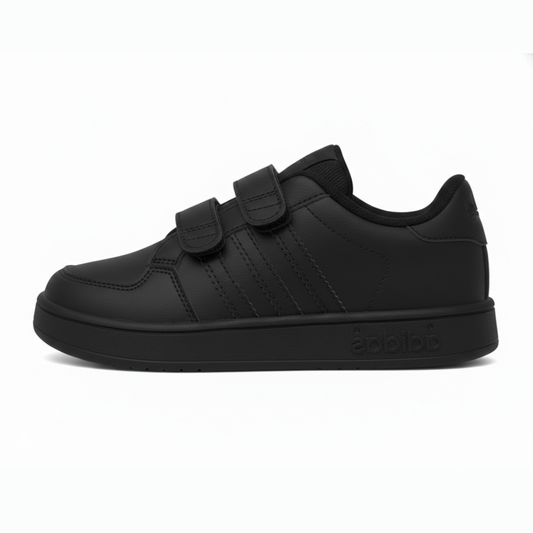 Zapatilla Negra Doble Velcro