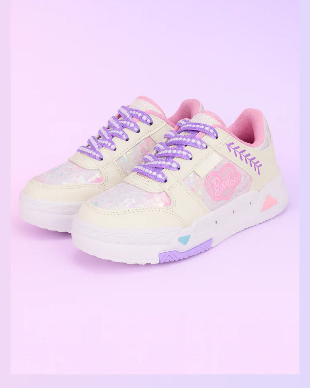Zapatillas Barbie Lila – Estilo Infantil