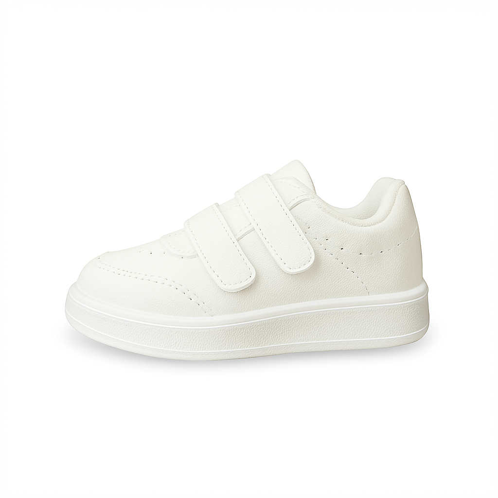 Zapatilla Blanca Escolar Double - Unisex