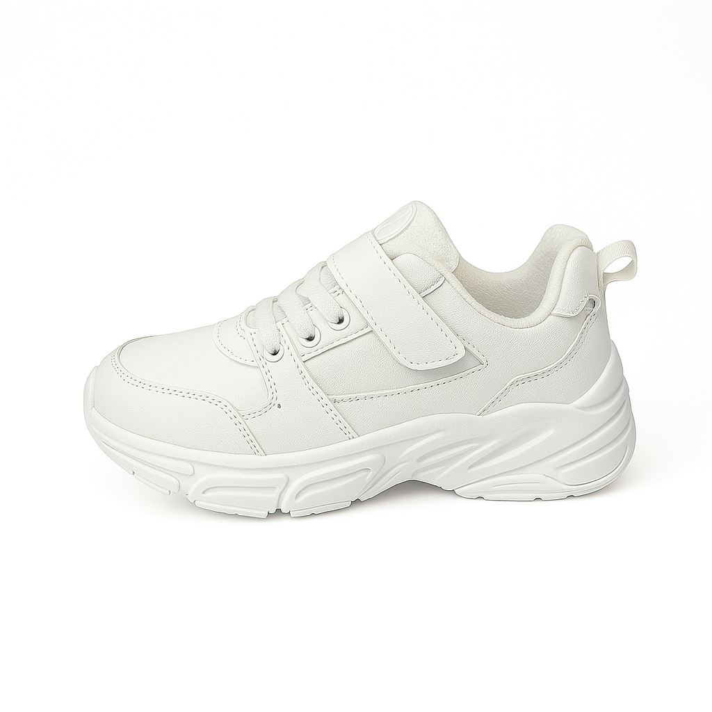 Zapatilla Blanca Escolar Dualfit - Unisex
