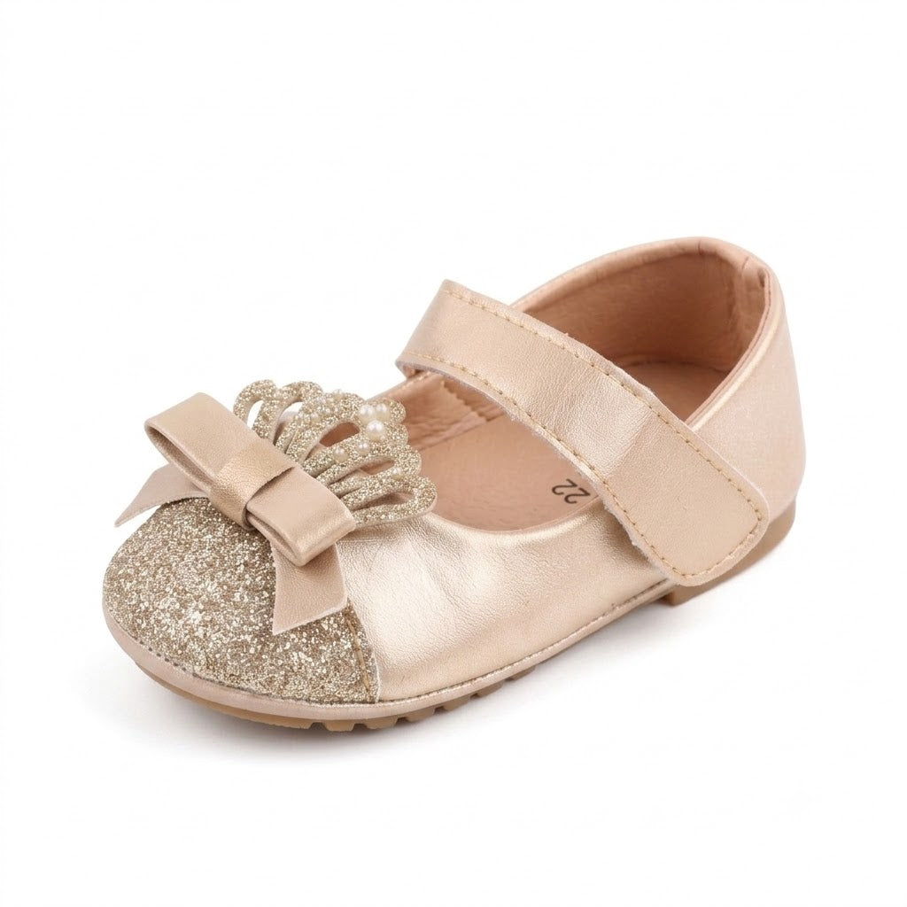 Zapatitos Primeros Pasos Niña – Españoles Dorado Princess