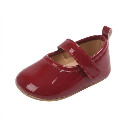 Zapatitos Primeros Pasos Niña – Españoles Guinda Charol